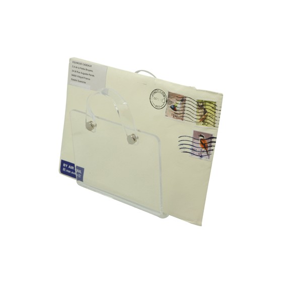 Range courrier, altuglas transparent