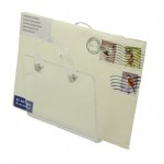 Range courrier, altuglas transparent