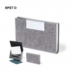 Elégant porte-cartes en polyester RPET 300D